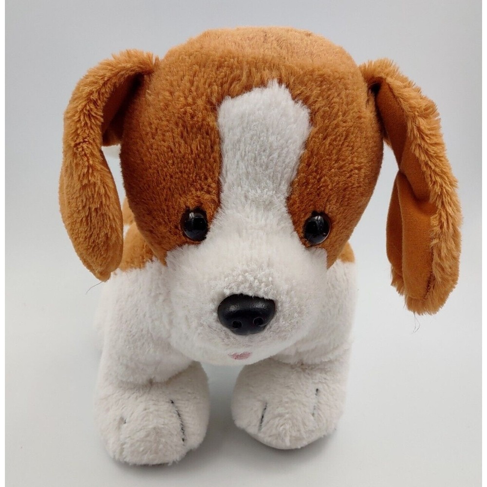 Build A Bear Barking Sound Beagle Puppy Dog Stuffed Animal Plush Toy Brown White